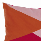 Kit Capa Almofada Quadrada e Retangular Veludo Multicolorida 44x44|30x50cm 2 unidades